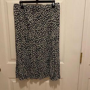 Floral Midi Skirt
